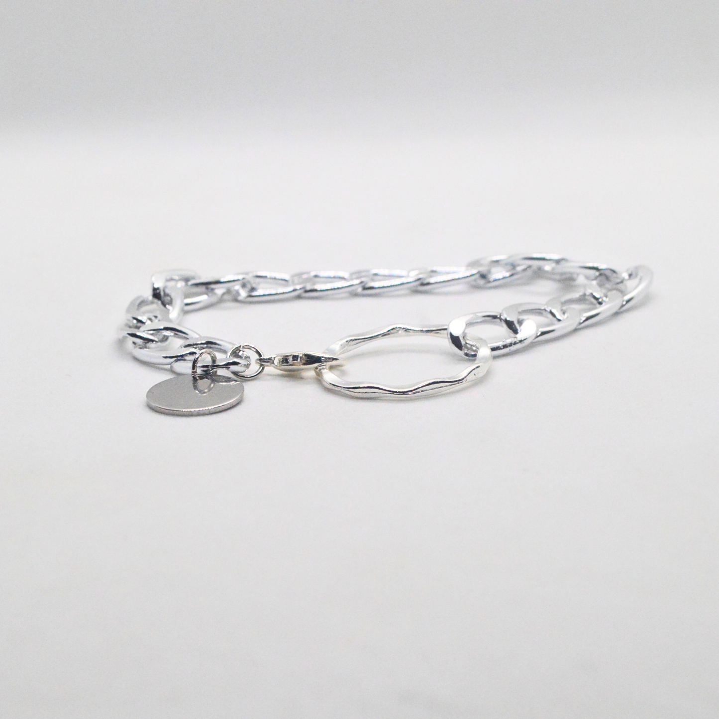 Chunky Silver Chain Bracelet
