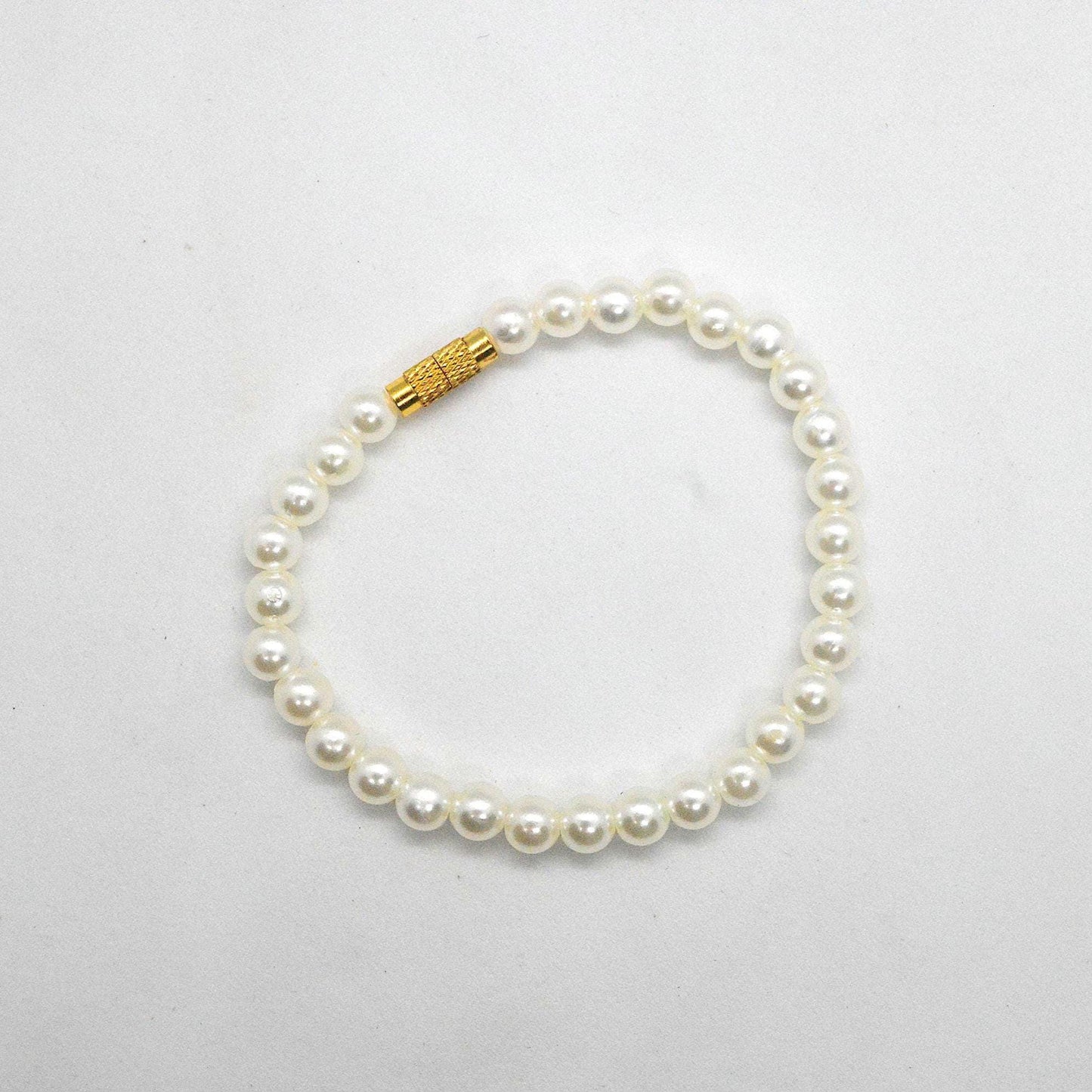 Simple Pearl Layering Bracelet