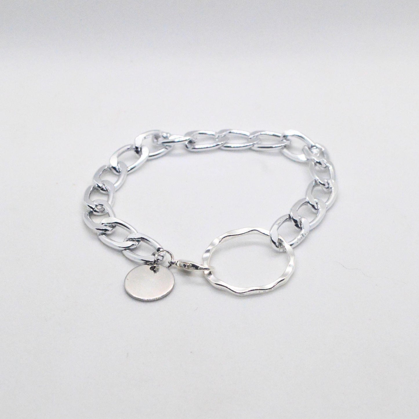 Chunky Silver Chain Bracelet
