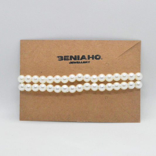 Simple Pearl Layering Necklace